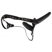 Женский страпон с вагинальной пробкой - 15 см. - Orion - купить с доставкой в Краснодаре