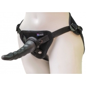 Комплект из трусиков Harness и двух насадок - 20,5 и 18 см. - LOVETOY (А-Полимер) - купить с доставкой в Краснодаре