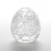 Мастурбатор-яйцо Keith Haring EGG PARTY - Tenga - в Краснодаре купить с доставкой