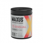 Анатомические презервативы MAXUS Sensual - 15 шт. - Maxus - купить с доставкой в Краснодаре