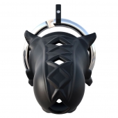 Черный замок верности Extreme Silicone Cock Blocker - Pipedream - купить с доставкой в Краснодаре