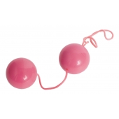 Розовые вагинальные шарики BI-BALLS - Toyfa Basic в Краснодаре Розовые вагинальные шарики BI-BALLS - Toyfa Basic