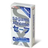 Презервативы Sagami Xtreme Ultrasafe с двойным количеством смазки - 10 шт. - Sagami - купить с доставкой в Краснодаре