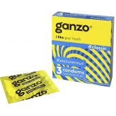 Классические презервативы с обильной смазкой Ganzo Classic - 3 шт. - Ganzo - купить с доставкой в Краснодаре