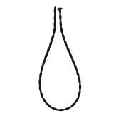 Черный уретральный массажер Glide Small - 30 см. - Lola Games - купить с доставкой в Краснодаре