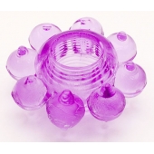 Мягкая фиолетовая гелевая насадка - Toyfa Basic - в Краснодаре купить с доставкой