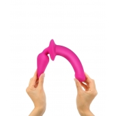 Ярко-розовый двусторонний фаллоимитатор Switch Plug-In Semi-Realistic Size L - Strap-on-me купить с доставкой в интернет-магазине Orgasmix в Краснодаре Ярко-розовый двусторонний фаллоимитатор Switch Plug-In Semi-Realistic Size L - Strap-on-me