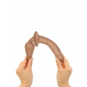 Карамельный двусторонний фаллоимитатор Switch Plug-In Realistic Size S - Strap-on-me купить с доставкой в интернет-магазине Orgasmix в Краснодаре Карамельный двусторонний фаллоимитатор Switch Plug-In Realistic Size S - Strap-on-me