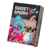 Шипучие таблетки для мужчин Sweet Sperm для изменения вкуса спермы (4 шт. по 0,5 гр.) - Капиталпродукт - купить с доставкой в Краснодаре