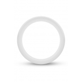 Белое люминесцентное эрекционное кольцо Silicone Glo Cock Ring - Blush Novelties - в Краснодаре купить с доставкой