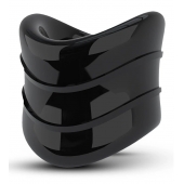 Черное эрекционное кольцо на мошонку Beef Ball Stretcher Snug X Long - Blush Novelties - в Краснодаре купить с доставкой