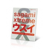 Ультратонкий презерватив Sagami Xtreme SUPERTHIN - 1 шт. - Sagami - купить с доставкой в Краснодаре