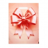 Пакет с принтом в виде банта с вырубной ручкой (30х40 см) - Сима-Ленд - купить с доставкой в Краснодаре