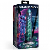 Фантазийный фаллоимитатор Galactic Breeder Ovipositor Silicone Dildo - 22 см. - XR Brands