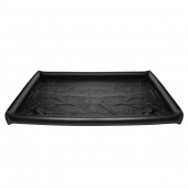 Черная виниловая простынь с надувными краями Nuru Inflatable Vinyl Massage Sheet - XR Brands - купить с доставкой в Краснодаре