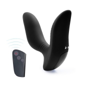 Черный вибромассажер простаты 3,5’’ Remote Control Curve P-spot Massager - 12 см. - Erokay - в Краснодаре купить с доставкой