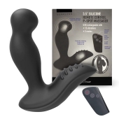 Черный вибромассажер простаты 3,5’’ Remote Control P-spot Massager - 12,5 см. - Erokay - в Краснодаре купить с доставкой