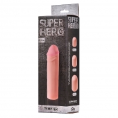 Фаллоудлинитель SUPER HERO Tempter - 16 см. - Lola Games - в Краснодаре купить с доставкой