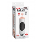 Мастурбатор-вагина Extreme Toyz Mega Grip Vibrating Stroker Mouth - Pipedream - в Краснодаре купить с доставкой