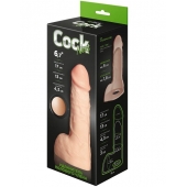 Телесный фаллоудлинитель с мошонкой Cock Next - 17 см. - LOVETOY (А-Полимер) - в Краснодаре купить с доставкой