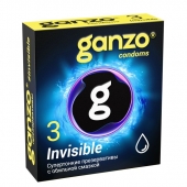 Супертонкие презервативы Ganzo Invisible - 3 шт. - Ganzo - купить с доставкой в Краснодаре