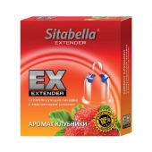 Стимулирующая насадка Sitabella Extender  Клубника - Sitabella - купить с доставкой в Краснодаре