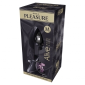 Серебристая анальная втулка Mini Metal Butt Plug Size M с розовым кристаллом - Adrien Lastic в Краснодаре Серебристая анальная втулка Mini Metal Butt Plug Size M с розовым кристаллом - Adrien Lastic