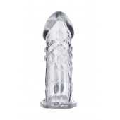 Прозрачная насадка на пенис Uco - 13 см. - A-toys - в Краснодаре купить с доставкой