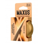 Точечные презервативы MAXUS 2000 Amazing Dots с железным кейсом - 3 шт. - Maxus - купить с доставкой в Краснодаре Точечные презервативы MAXUS 2000 Amazing Dots с железным кейсом - 3 шт. - Maxus - купить с доставкой в Краснодаре
