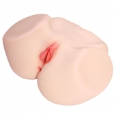 Мастурбатор-полуторс с двойным слоем материала и вибрацией Jenny Onahole Real Vagina - KOKOS - в Краснодаре купить с доставкой