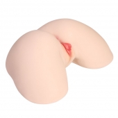 Мастурбатор-полуторс с двойным слоем материала и вибрацией Jenny Onahole Real Hips - KOKOS - в Краснодаре купить с доставкой