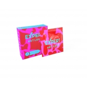 Презервативы с разогревающим эффектом Expert Hot Love - 3 шт. - Expert - купить с доставкой в Краснодаре