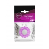 Лиловое эрекционное кольцо с 2 рядами стимулирующих шариков - Erowoman-Eroman - в Краснодаре купить с доставкой