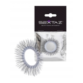 Круглое эрекционное кольцо с «ресничками» - Sextaz - в Краснодаре купить с доставкой