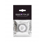 Эластичное эрекционное кольцо с длинными черными «ресничками» - Sextaz - в Краснодаре купить с доставкой