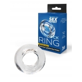 Прозрачное эрекционное кольцо-бублик - Sex Expert - в Краснодаре купить с доставкой