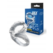 Прозрачное двойное эрекционное кольцо - Sex Expert - в Краснодаре купить с доставкой