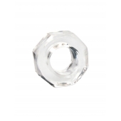 Прозрачное эрекционное кольцо в форме гайки - Sex Expert - в Краснодаре купить с доставкой