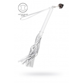 Белая кожаная плеть - 50 см. - Pecado - купить с доставкой в Краснодаре