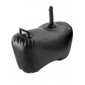Черное надувное кресло с платформой для фиксации дилдо Body Dock Inflatable Love Seat - Pipedream - купить с доставкой в Краснодаре