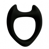Черное эрекционное кольцо с рожками Wooomy Toro M - Adrien Lastic - в Краснодаре купить с доставкой