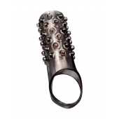 Дымчатая насадка на пенис с выпуклостями - 12 см. - Sex Expert - в Краснодаре купить с доставкой