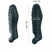 Серая силиконовая насадка на пенис с подхватом Manwan Ryzer - Manwan - в Краснодаре купить с доставкой