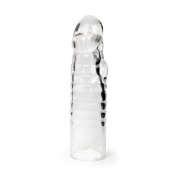 Прозрачная закрытая насадка на член - 15 см. - Sex Expert - в Краснодаре купить с доставкой