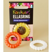 Цветное рельефное эрекционное кольцо Ellasring - Sitabella - в Краснодаре купить с доставкой
