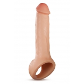 Телесная насадка-удлинитель Thrive 8.75 Inch Realistic Penis Extender Sleeve - 22,2 см. - Blush Novelties - в Краснодаре купить с доставкой