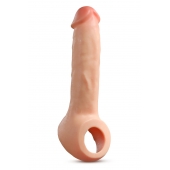 Телесная насадка-удлинитель Thrive 8.75 Inch Realistic Penis Extender Sleeve - 22,2 см. - Blush Novelties - в Краснодаре купить с доставкой