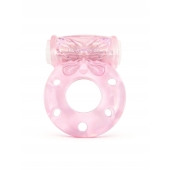 Розовое эрекционное виброкольцо с бабочкой - 1137 - в Краснодаре купить с доставкой
