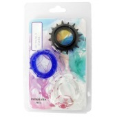 Набор из 3 эрекционных колец разного цвета и рельефа - Boys of Toys - в Краснодаре купить с доставкой