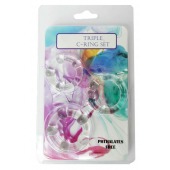 Набор из 3 эрекционных прозрачных колец - Boys of Toys - в Краснодаре купить с доставкой